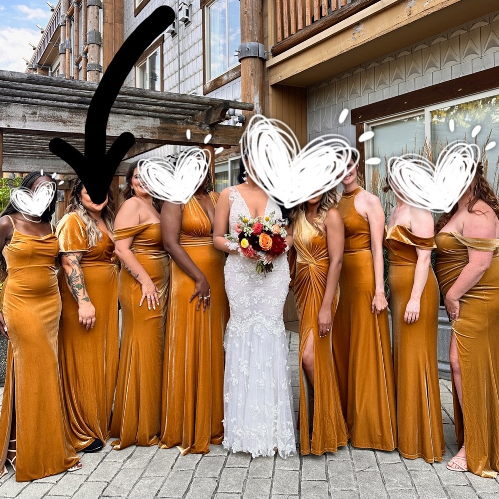 Revelry bridesmaid dress size 20